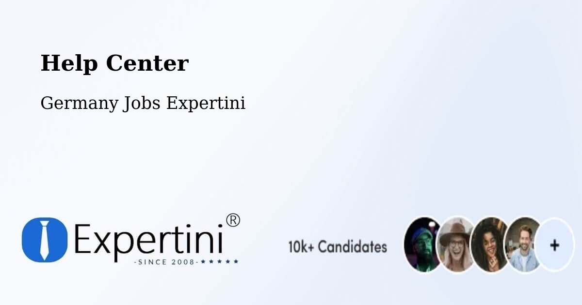Help Center – Trier - Germany Jobs Expertini